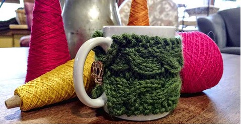 Cable Mug Cozy - Last Minute Gift Class