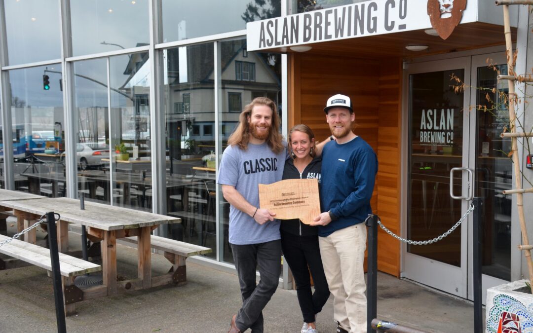 Aslan Brewing Co. Sustainability Champion Award