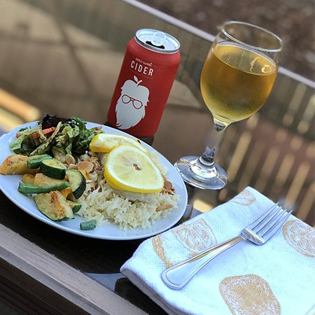 Cider pairs well with any meal!