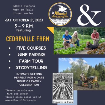 Edible Everson Dinner with Cedarville Farm