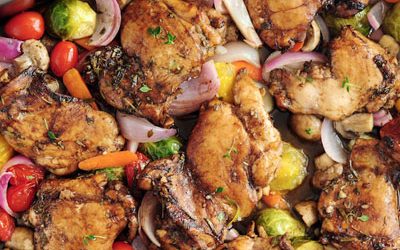 Pan Roasted Chicken and Veggies