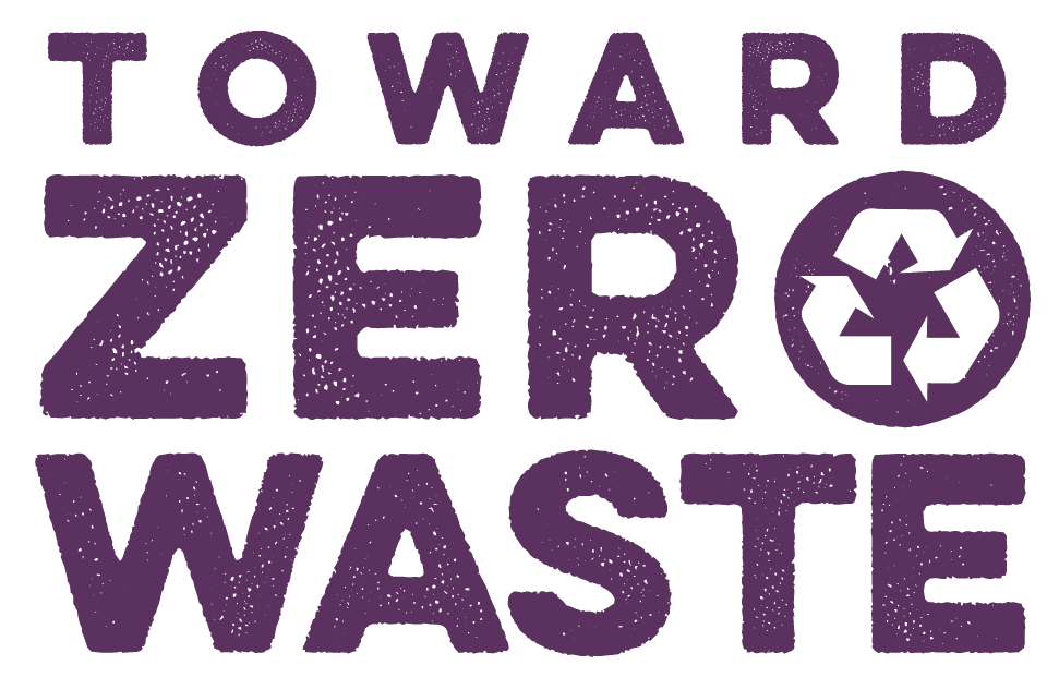 Toward Zero Waste stacked color